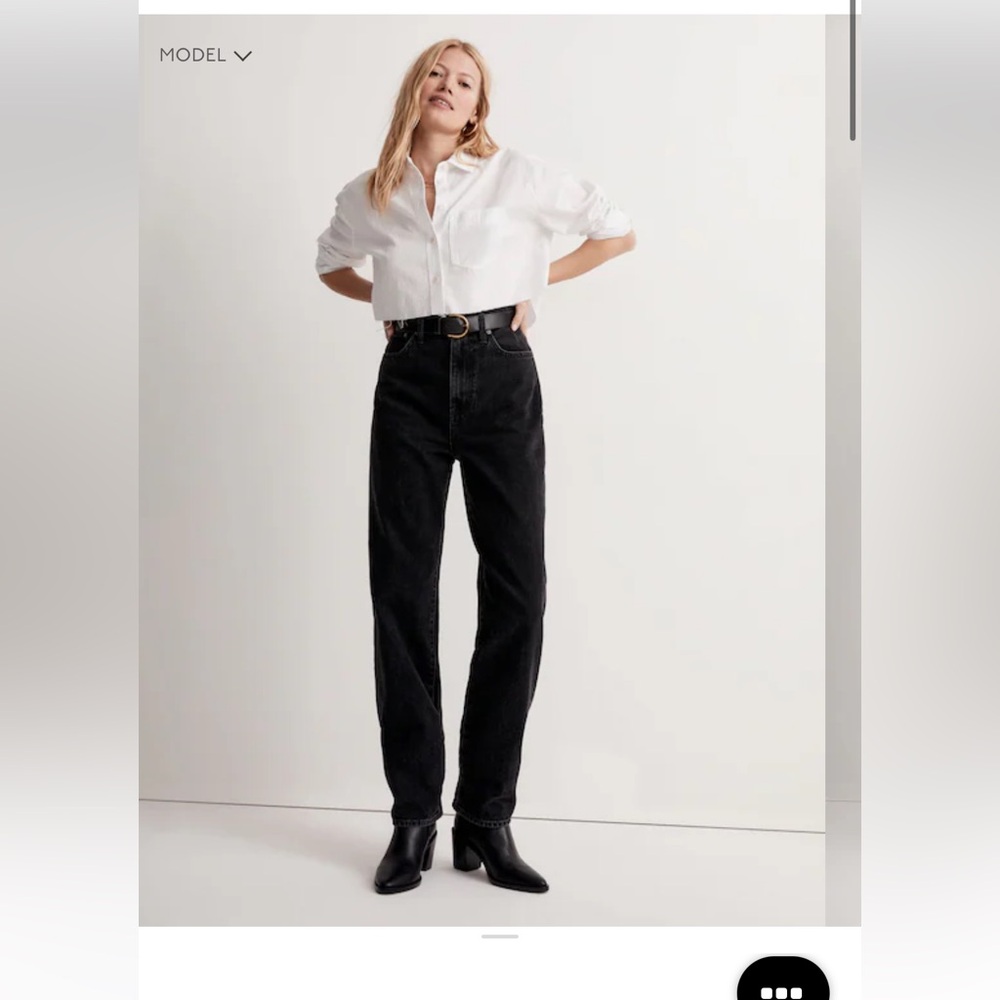 Madewell Baggy Straight Jean